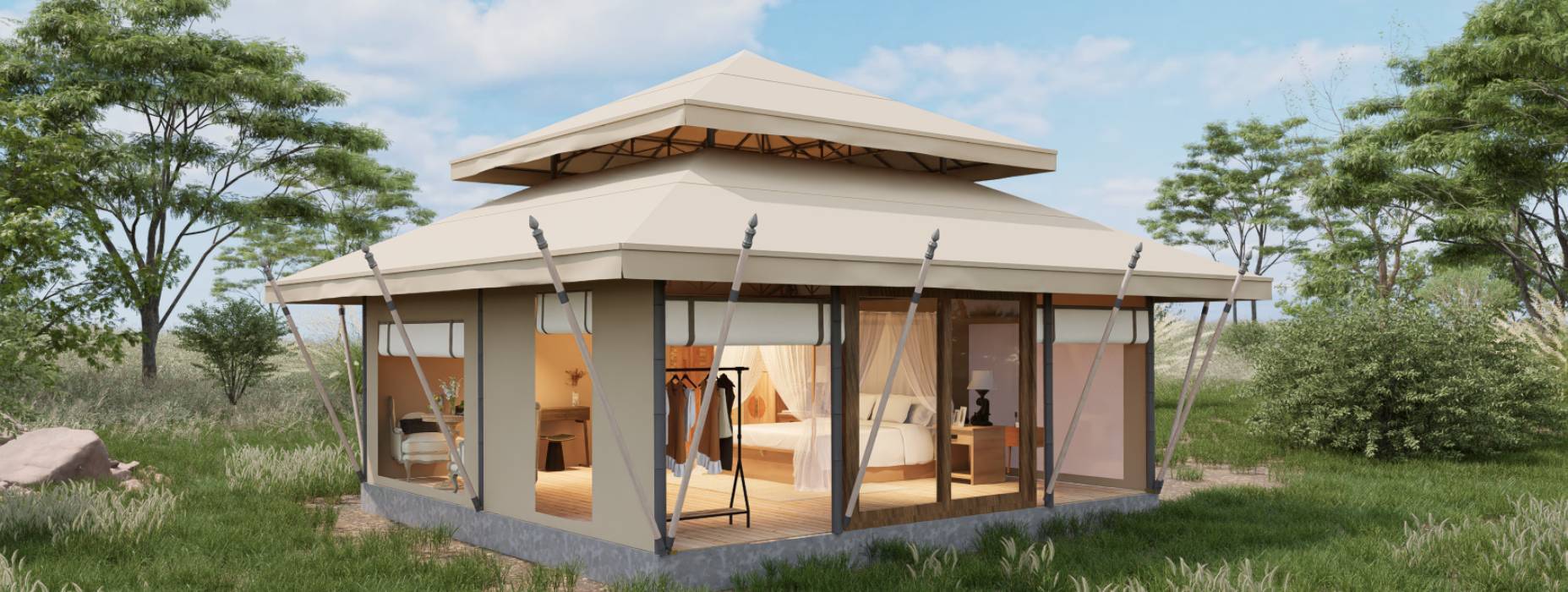 茌平县户外野奢帐篷